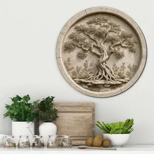 Outlet Az élet fája a falra - Kőolajfa