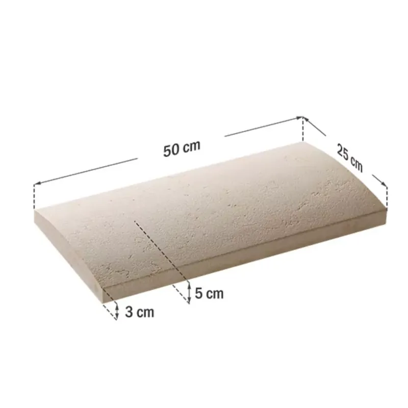 Azonnali szállítás Róma Royal kerítésfedlap, 50x25x4 cm (600605)