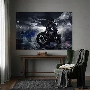 Olcsóbb Motoros kép fán - Éjszakai lovas