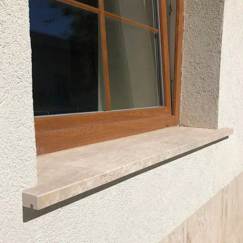 Azonnali szállítás Ablakpárkány Travertin 25x100 cm