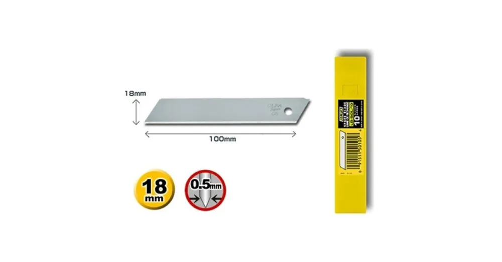 OLFA LB-SOL-10 DEKORPENGE NEM TÖRHETŐ 18mm 10DB/CS. Ajánlat