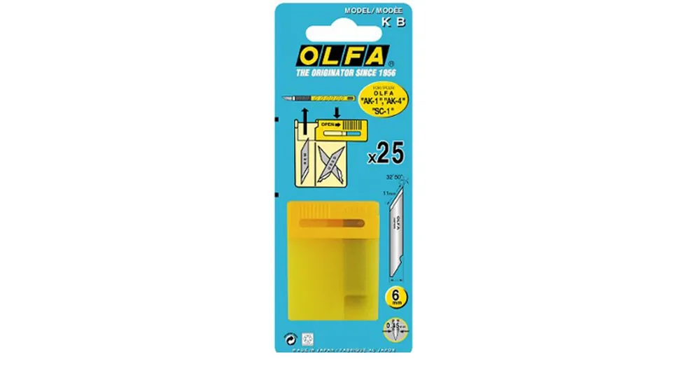 Árcsökkenés OLFA KB DEKORPENGE TRAPÉZ 11mm 25DB/CS.