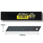 OLFA LBB-10 DEKORPENGE TÖRHETŐ 18mm 10DB/CS. FEKETE-BLACK Expressz szállítás