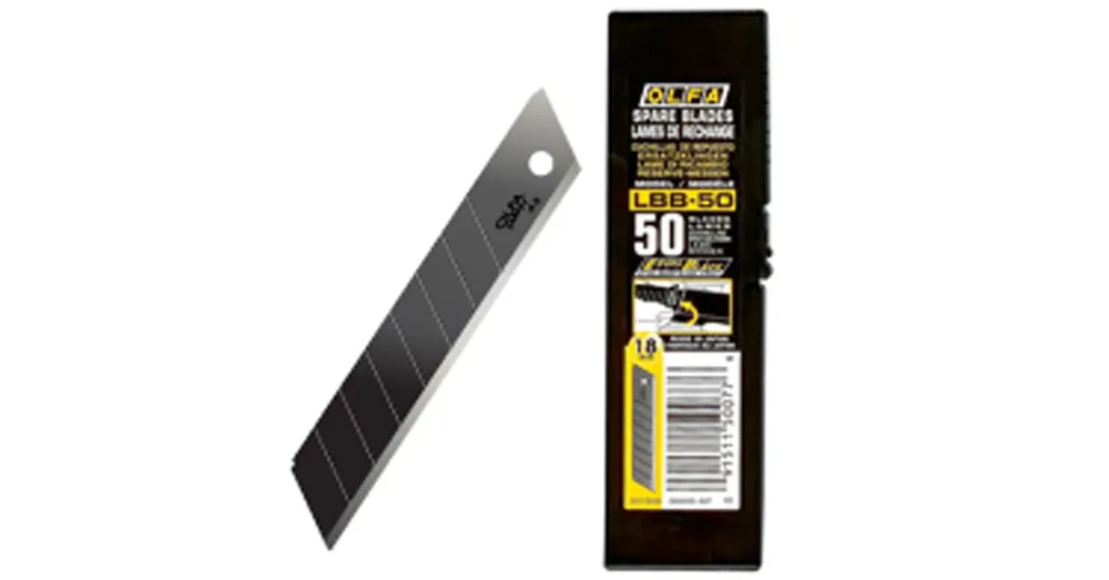OLFA LBB-50 DEKORPENGE TÖRHETŐ 18mm 50DB/CS. FEKETE-BLACK Vedd meg most