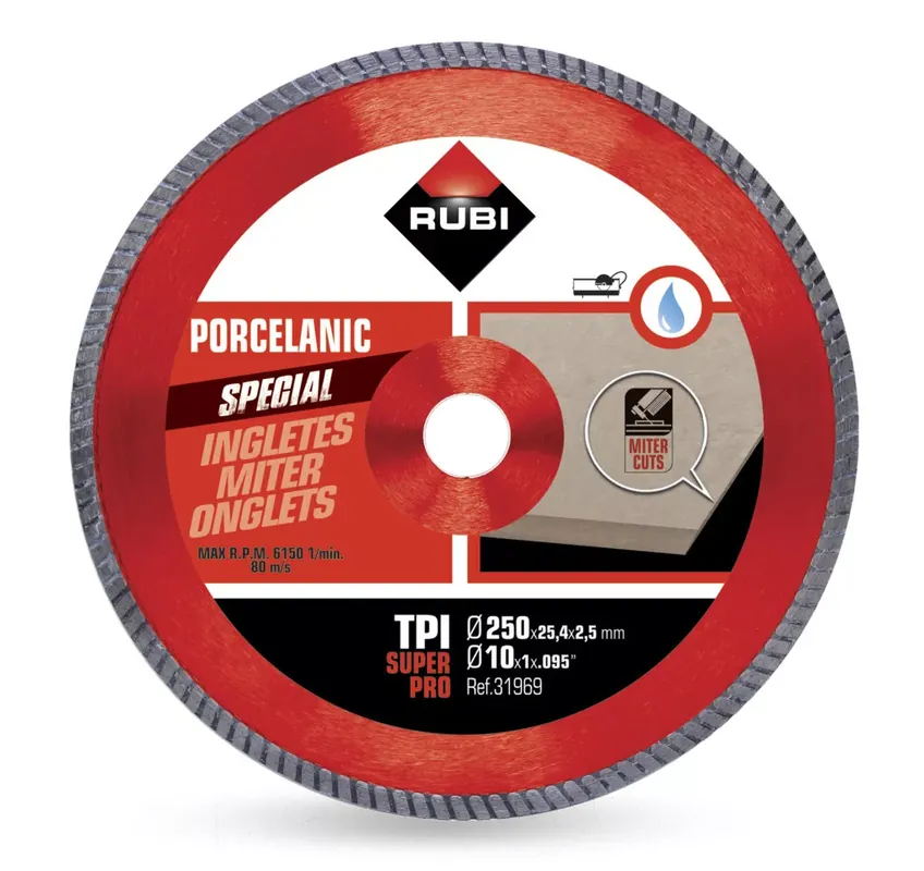 Kiárusítás Rubi gyémánttárcsa TPI 250 SUPERPRO (31969)