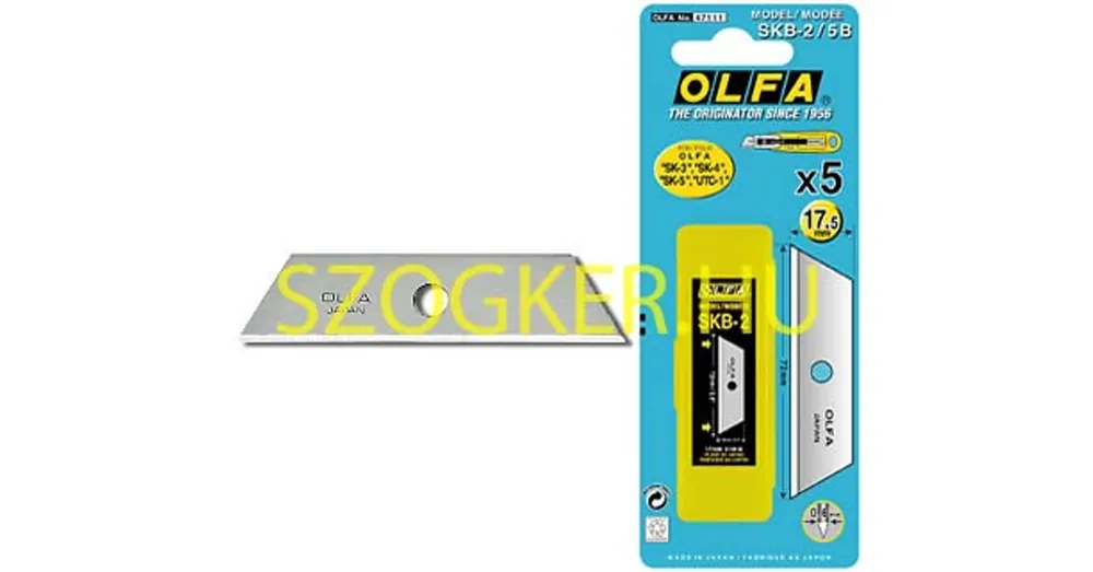 OLFA SKB-2 DEKORPENGE TRAPÉZ 18mm 05DB/CS. Rendeld meg most