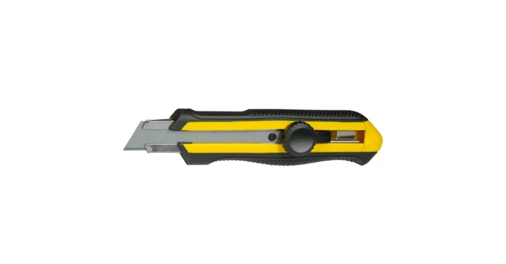 Biztonságos vásárlás STANLEY 010417 DEKORKÉS TÖRHETŐ 18mm FÉMVEZETŐS +3DB PENGÉVEL