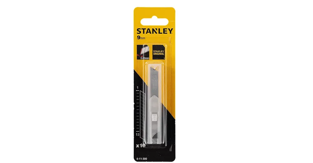 Ne maradj le STANLEY 011300 DEKORPENGE TÖRHETŐ 9mm/0.43mm 10DB/CS.