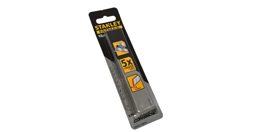 STANLEY 211818 DEKORPENGE TÖRHETŐ 18mm 10DB/CSOMAG FAT-MAX Csak ma