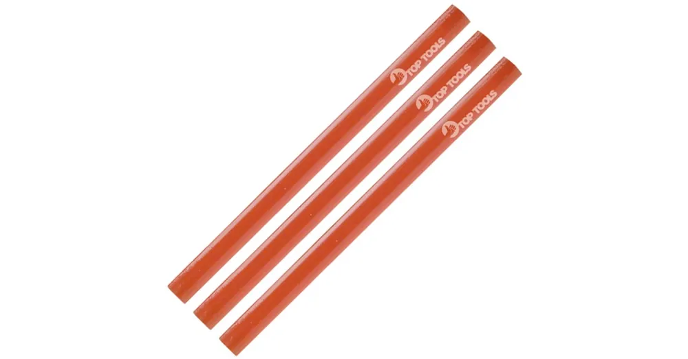 ÁCSCERUZA STANDARD 180mm PIROS 3DB-OS TOP TOOLS 14A803 Különleges ajánlat