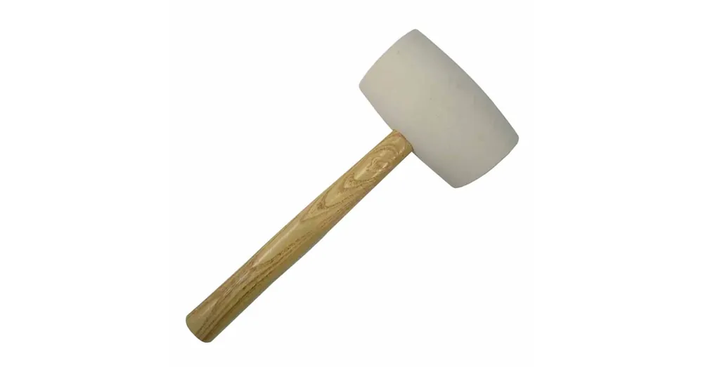 GUMIKALAPÁCS 0,975kg 80mm NYELEZETT BÜKKFA NYÉLLEL FEHÉR BAUTOOL 4440800 Csak ma