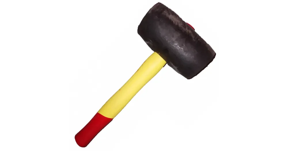Népszerű GUMIKALAPÁCS 1.0kg NYELEZETT FA NYÉLLEL MAGYAR