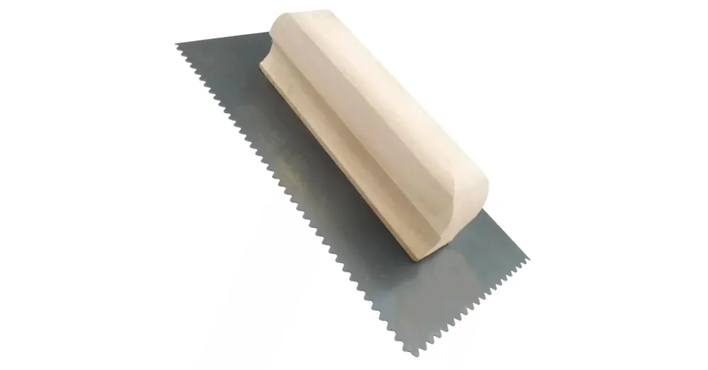 GLETTVAS ACÉL FOGAZOTT E05 250*130mm (KIS FOGÚ 4MM) MAGYAR Biztonságos fizetés