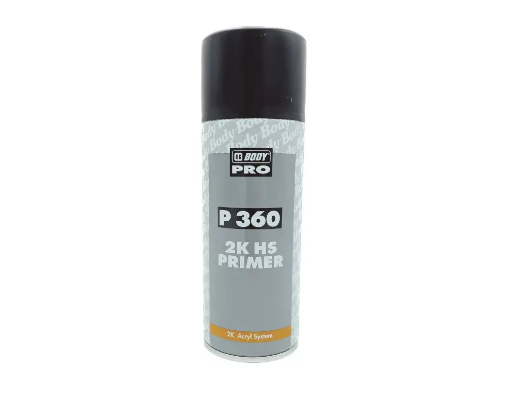 Body P360 2K HS alapozó spray 400ml Fekete Legkelendőbb