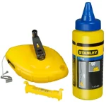 STANLEY 047443 KICSAPÓZSINÓR KÉSZLET MŰAG.30M +PORFESTÉK KÉK 115GR+VÍZMÉRTÉK Újdonság