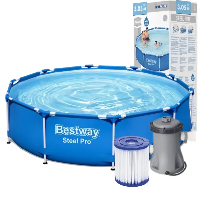 Bestway Maui fémvázas medenceszett 305x76cm (FFA669) Utolsó esély