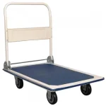 Vedd meg online SZÁLLÍTÓ-KÉZIKOCSI 250KG TÖM.KER.LAPM. 800*600 LEHAJT. IMPORT 14010