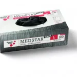 Rendeld meg most Medstar Black egyszer használatos gumikesztyű 9/L fekete