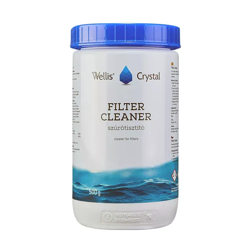 Prémium Wellis Crystal Filter Cleaner – szűrőtisztító granulátum – 500 g