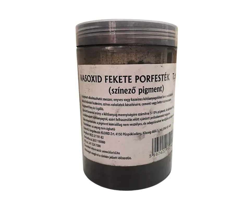 Vasoxid porfesték 1kg Fekete Végkiárusítás