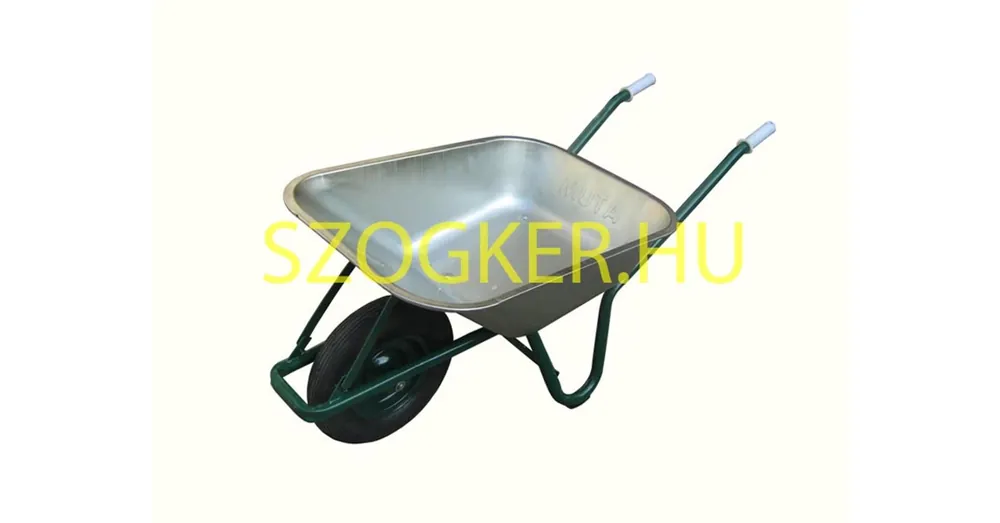 TALICSKA 110L/150KG TEHERB.HG. LEVEGŐS KERÉK ZÖLD-FÉM FELNI IMPORT Prémium