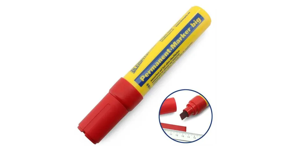 Vedd meg most IPARI JELÖLŐ BIG 4-12mm PIROS IPARI 1270 EXTRA VASTAG BLEISPITZ 7677312703