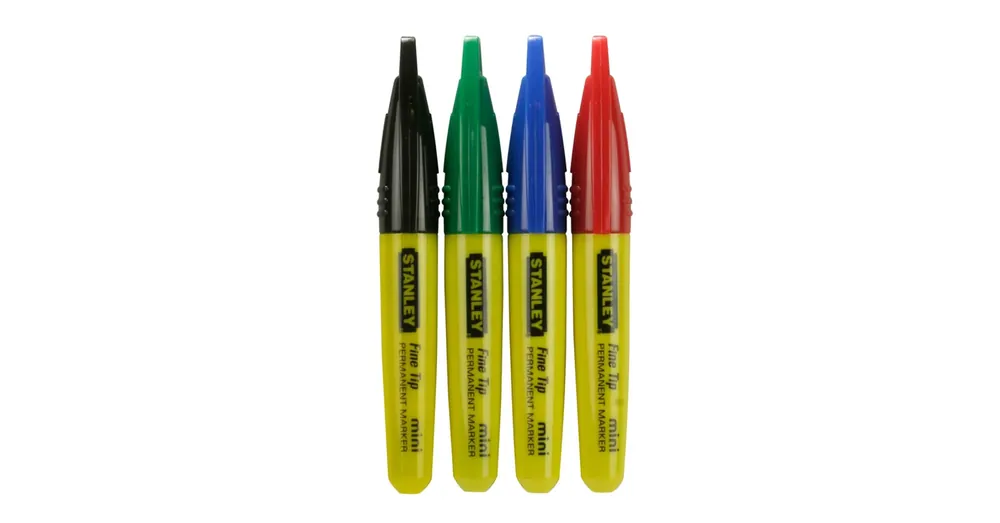 STANLEY 247329 ALKOHOLOS FILC VÉKONY 4DB/CS. FEKETE, PIROS, ZÖLD, KÉK Ne maradj le