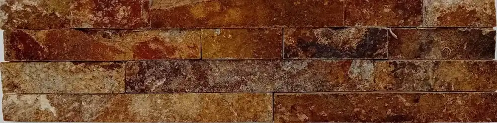 Természetes kőpanel sötétbarna 15x60 cm (ST89RF) Outlet
