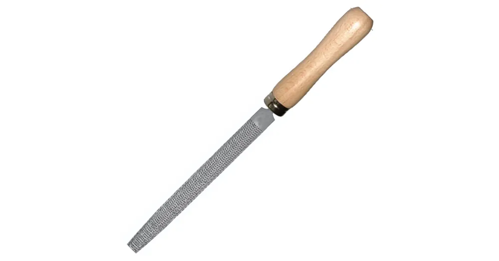 RÁSPOLY FÉLKEREK 200mm-1 NYELEZETT (ELŐ DURVA) IMPORT Kedvezmény