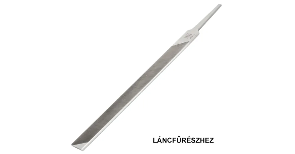 Expressz kézbesítés LÁNCFŰRÉSZRESZELŐ 2.8*15 (04) NYELEZETLEN (150mm) TÉGL.ALAKÚ BACHO 166-6-16-2.5-12