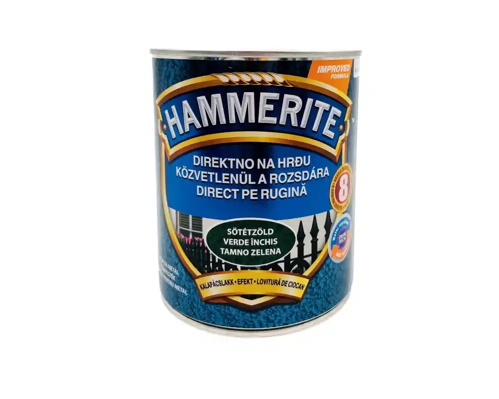 Hammerite fémfesték kalapácslakk 0,25l Sötétzöld Biztonságos fizetés