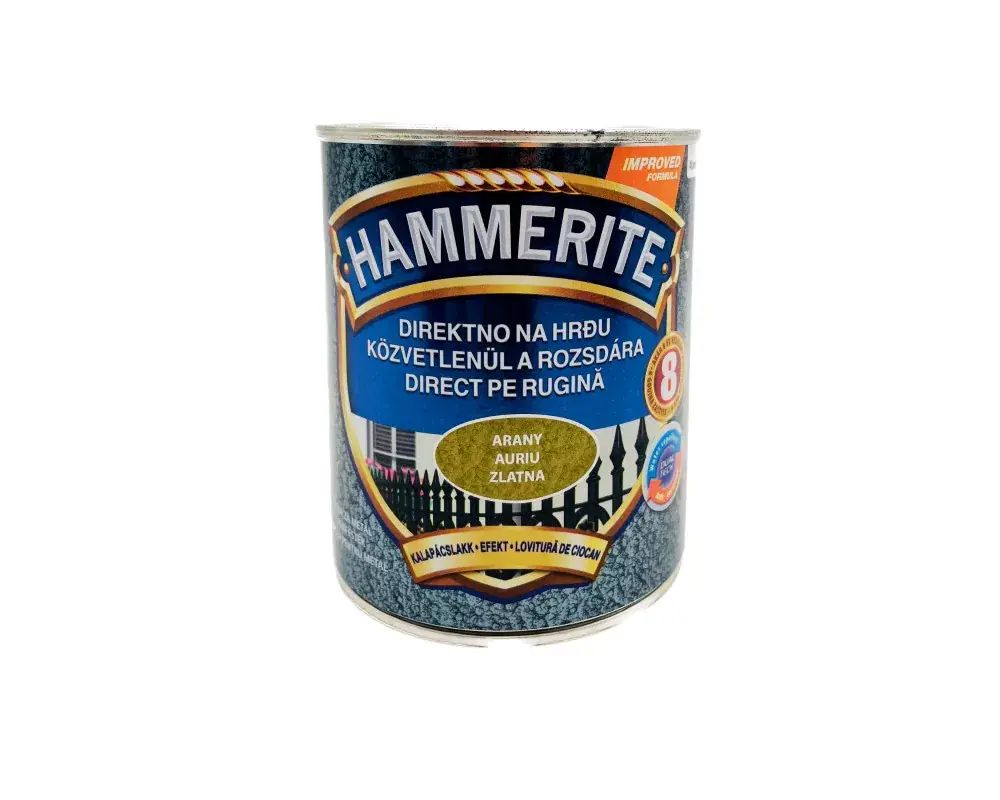 Hammerite fémfesték kalapácslakk 0,25l Arany Prémium