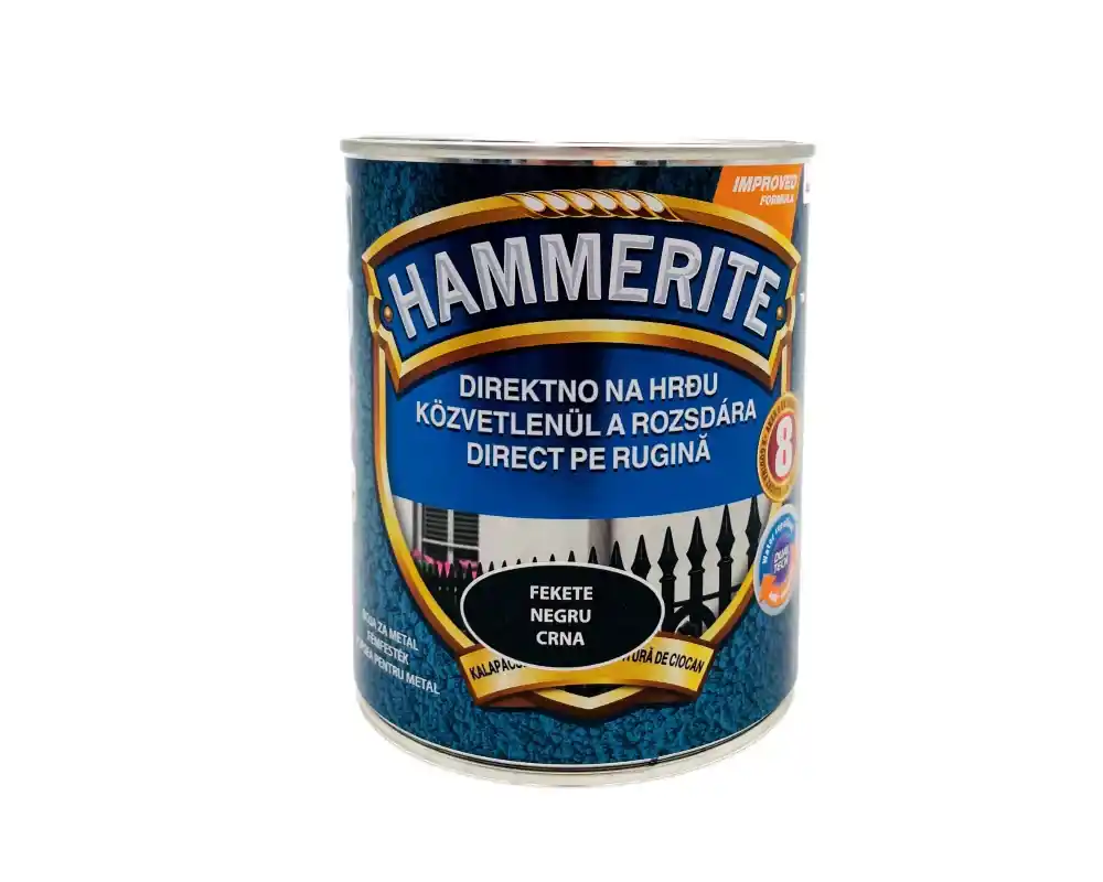Hammerite fémfesték kalapácslakk 0,25l Fekete Különleges ajánlat