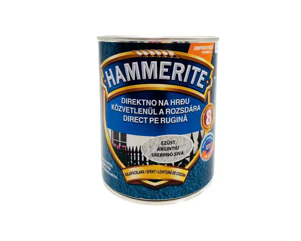 Hammerite fémfesték kalapácslakk 0,25l Ezüst Vásárlói kedvenc