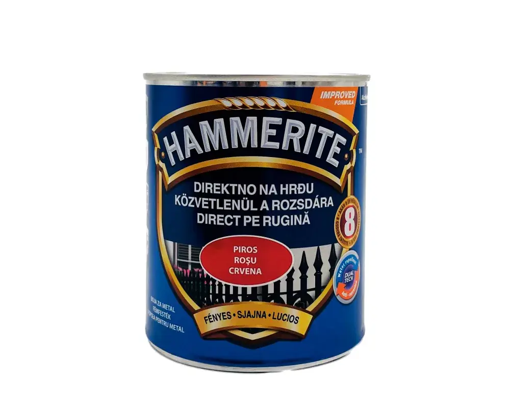 Nézd meg most Hammerite fémfesték fényes 0,25l Piros