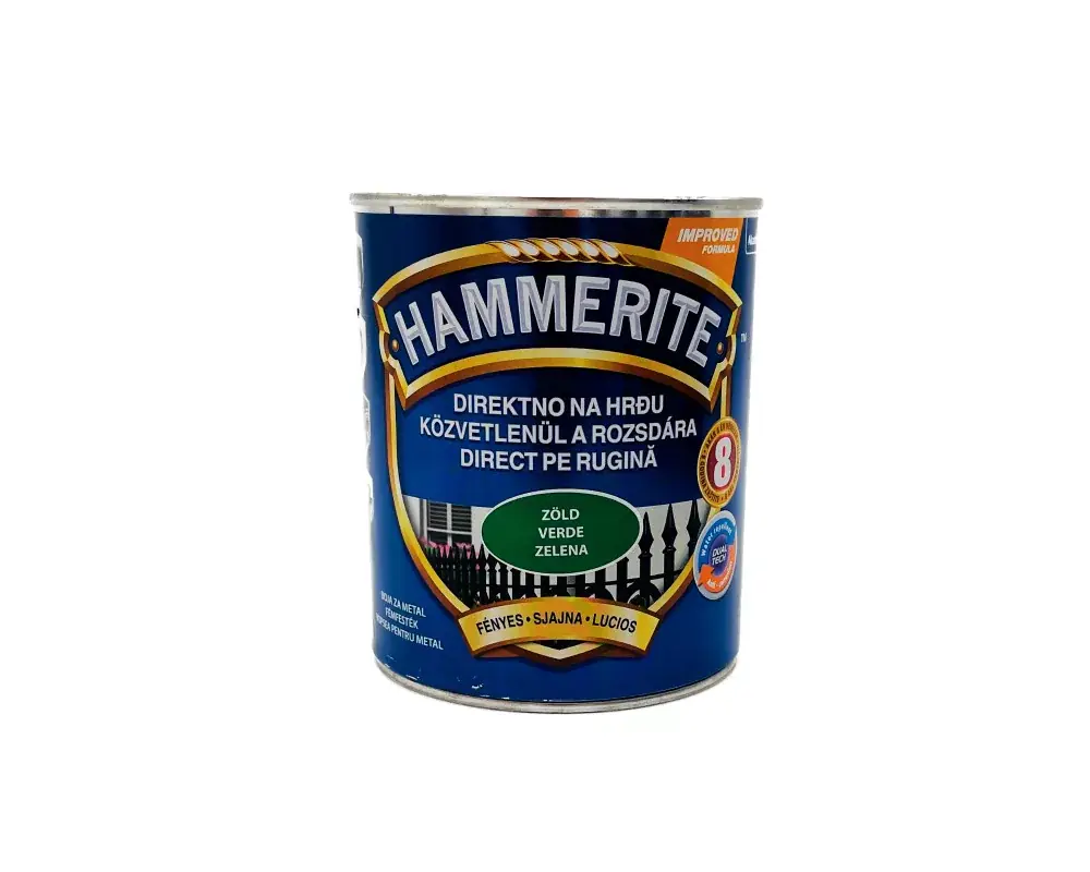 Outlet Hammerite fémfesték fényes 0,25l Zöld