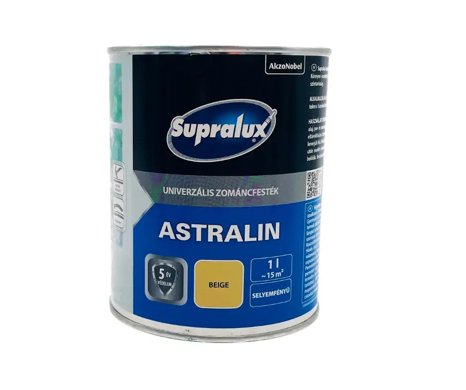 Outlet Supralux Astralin univerzális zománcfesték selyemfényű 1l Beige