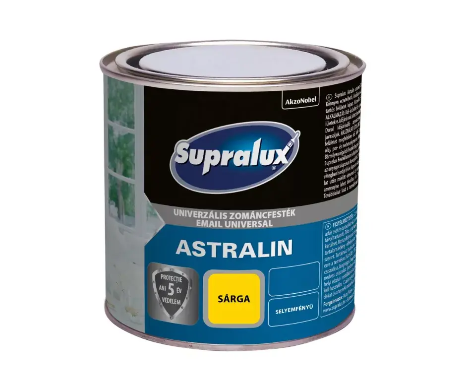 Vedd meg most Supralux Astralin univerzális zománcfesték selyemfényű 1l Sárga