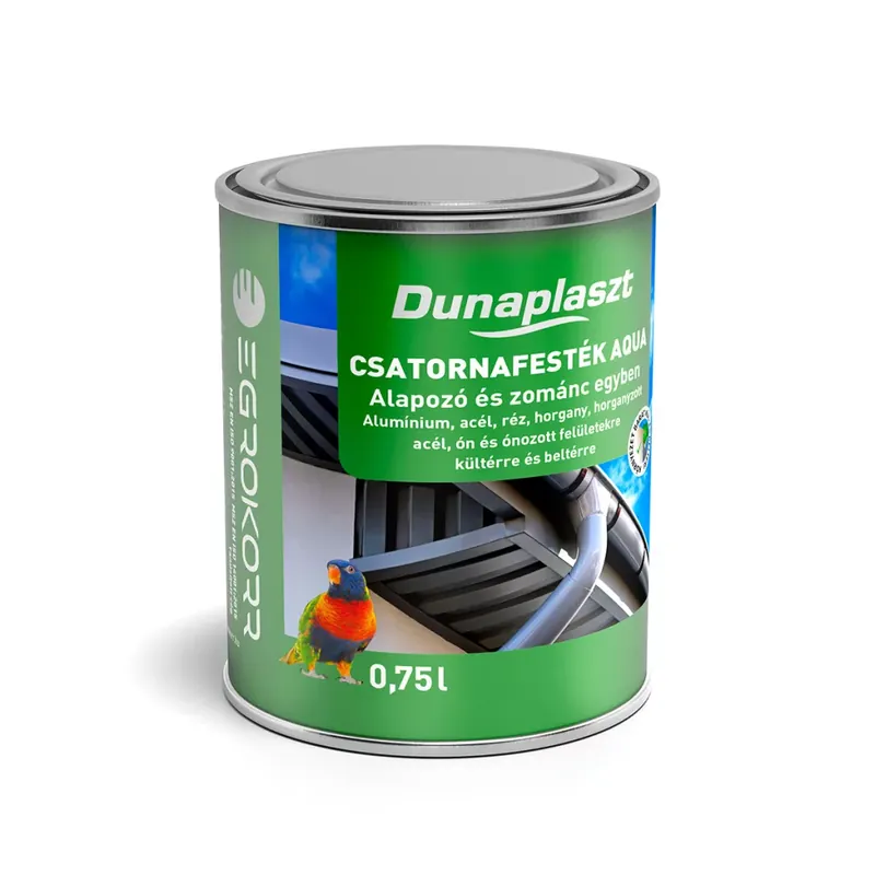 Dunaplaszt aqua csatornafesték 0,75l Antikréz Kiárusítás