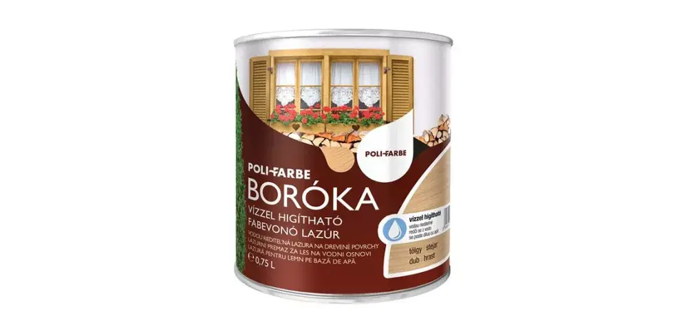 Kihagyhatatlan ajánlat Boróka vízbázisú selyemfényű vastaglazúr 2,5l Tölgy