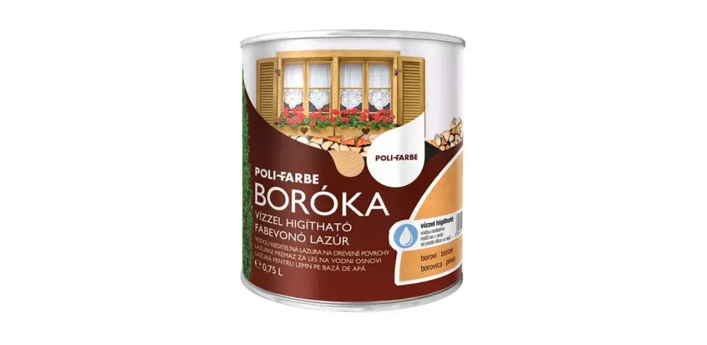 Azonnali szállítás Boróka vízbázisú selyemfényű vastaglazúr 0,75l Borovi