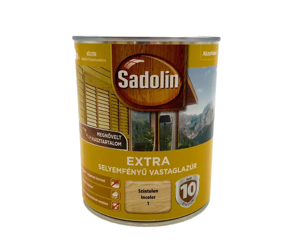 Csak ma Sadolin Extra selyemfényű vastaglazúr 2,5l Színtelen