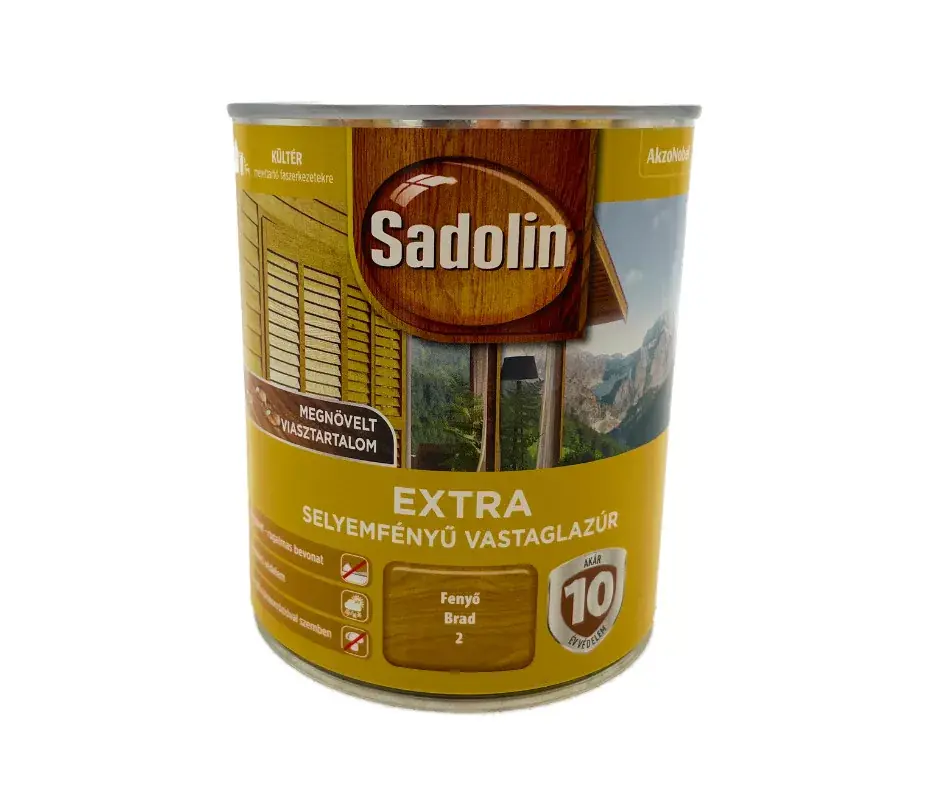 Vedd meg most Sadolin Extra selyemfényű vastaglazúr 2,5l Fenyő