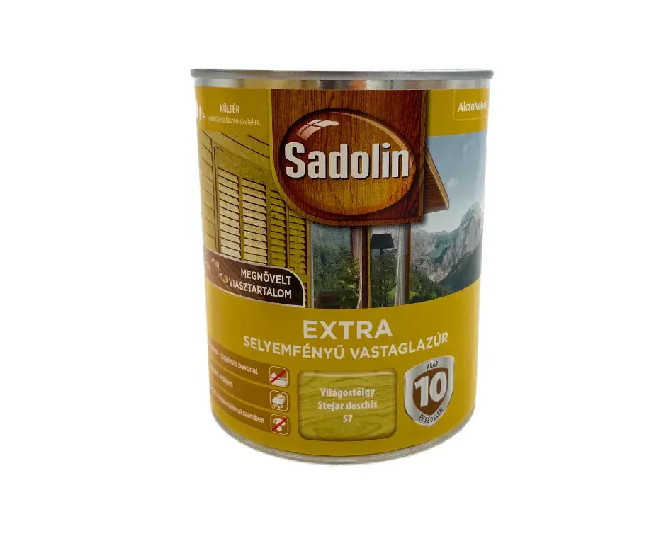 Vásárlói kedvenc Sadolin Extra selyemfényű vastaglazúr 2,5l Világostölgy