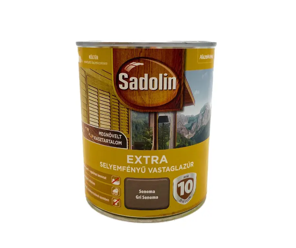Árcsökkenés Sadolin Extra selyemfényű vastaglazúr 2,5l Sonoma