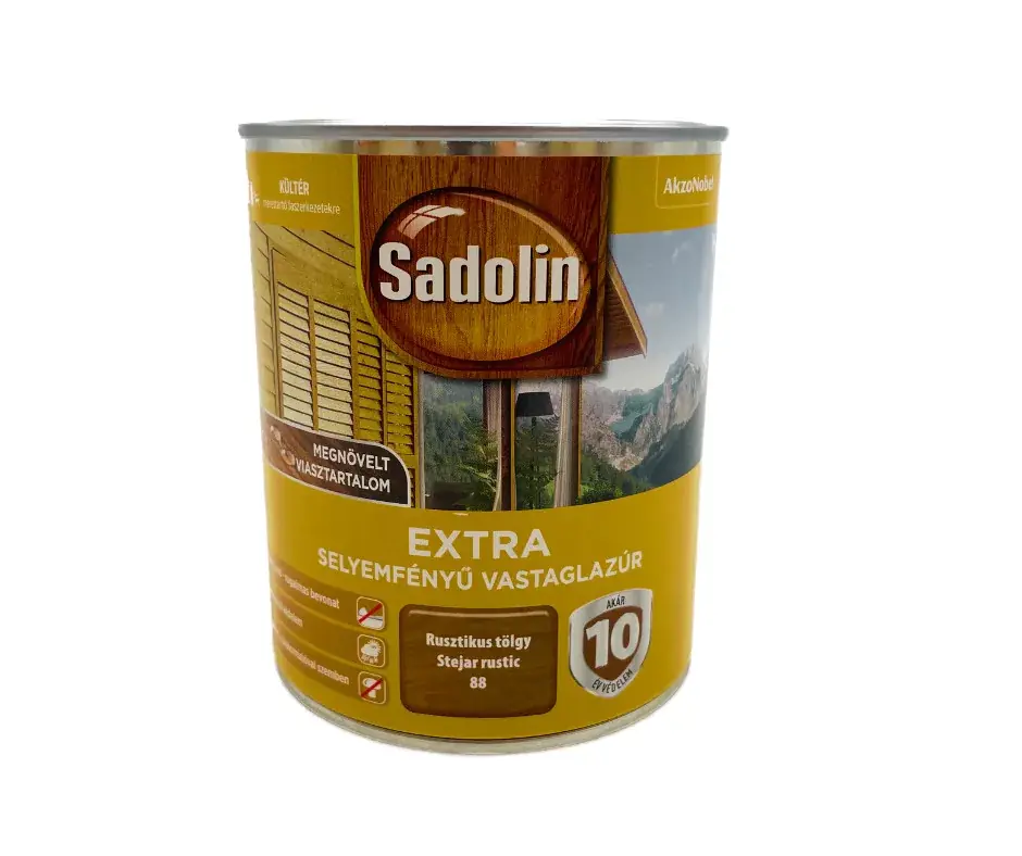 Sadolin Extra selyemfényű vastaglazúr 2,5l Rusztikus tölgy Azonnal elérhető