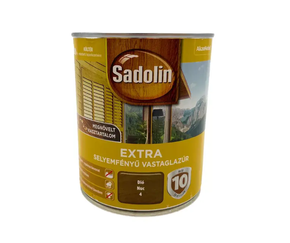 Sadolin Extra selyemfényű vastaglazúr 2,5l több színben Népszerű