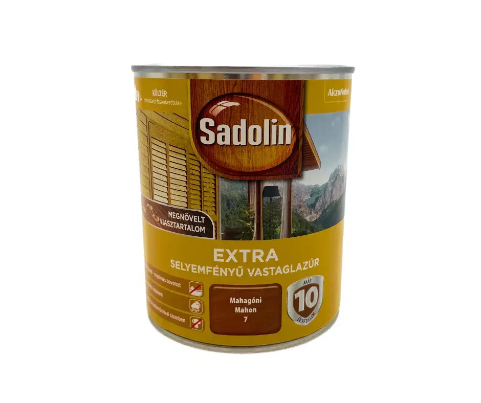 Sadolin Extra selyemfényű vastaglazúr 2,5l Mahagóni Vedd meg most