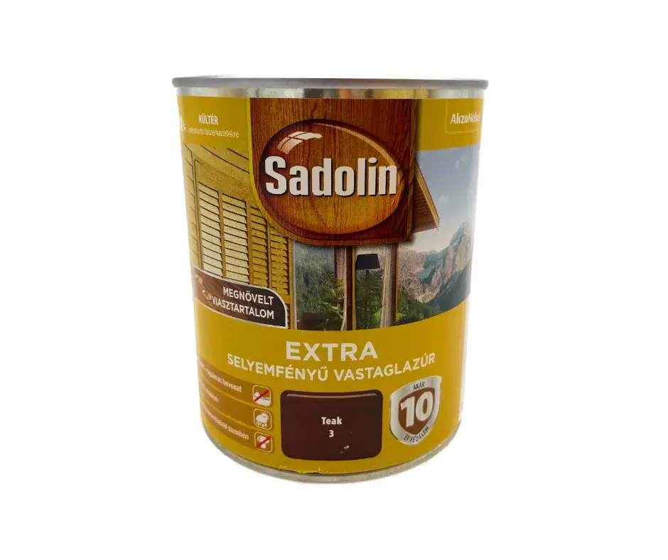 Legnépszerűbb Sadolin Extra selyemfényű vastaglazúr 2,5l Teak