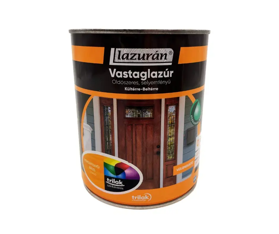 Ajánlat Lazurán vastaglazúr oldószeres selyemfényű 0,75l Borovifenyő
